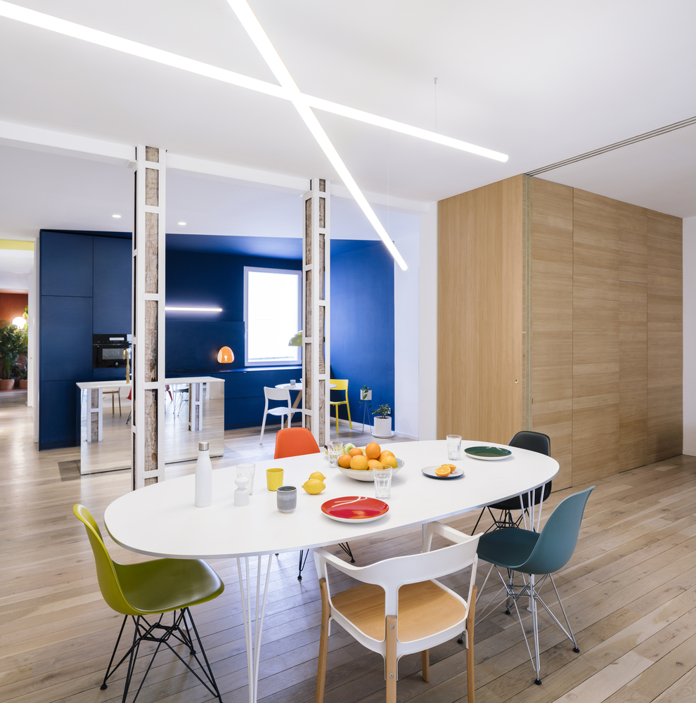 A Unique Modern Home with Whimsical and Multicolor Decor in Madrid by gon architects + Ana Torres (7)