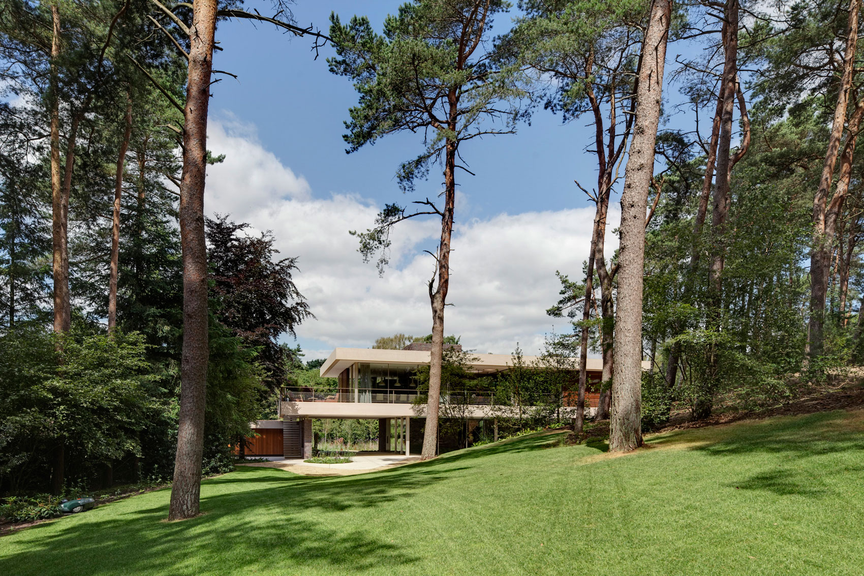 A Unique and Stylish Modern Home in the Pine Forest in Utrecht, The Netherlands by HILBERINKBOSCH Architects (1)