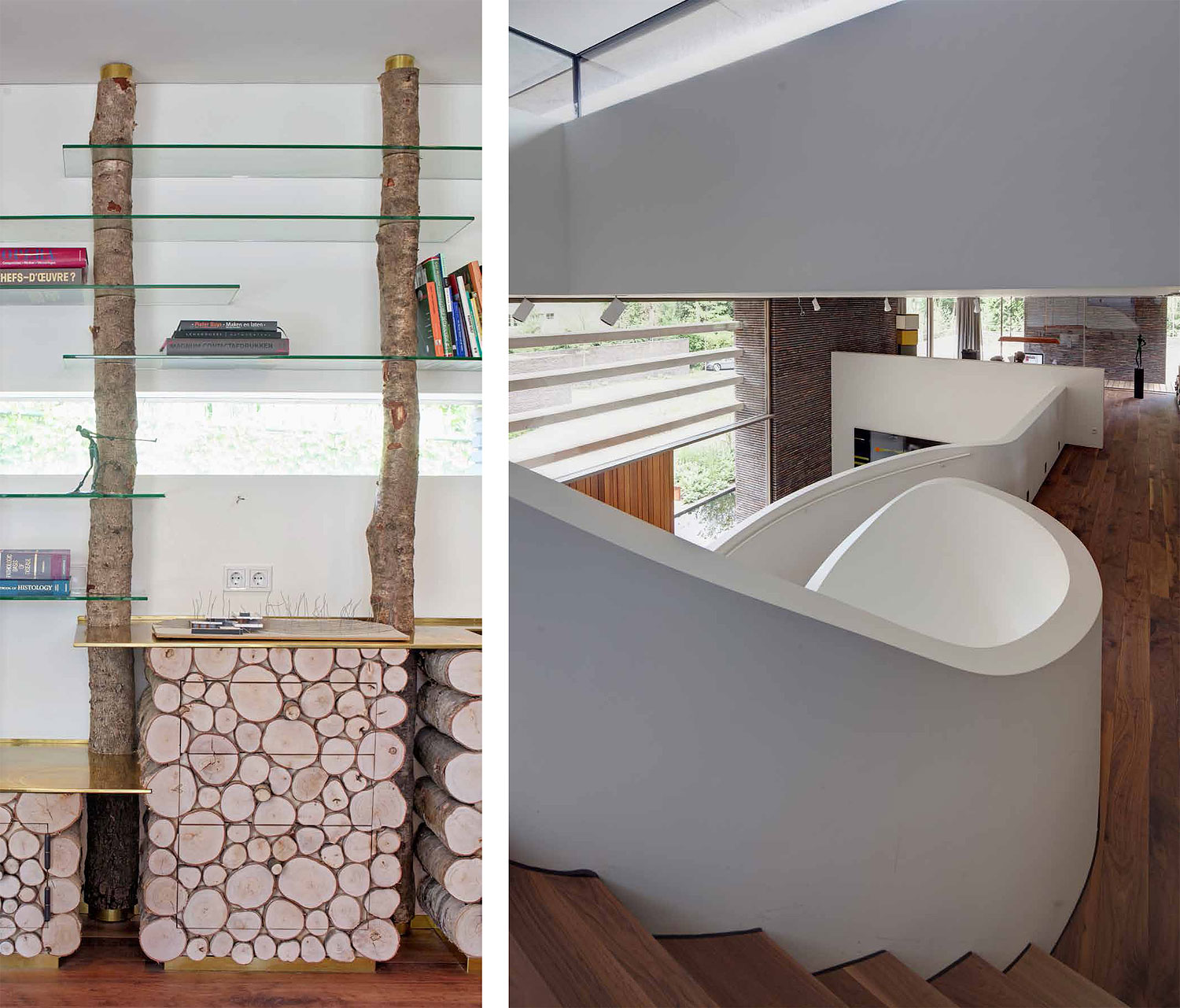 A Unique and Stylish Modern Home in the Pine Forest in Utrecht, The Netherlands by HILBERINKBOSCH Architects (12)
