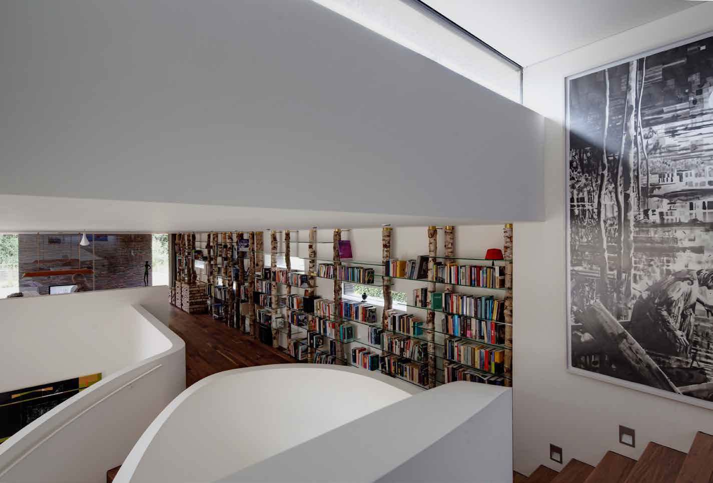 A Unique and Stylish Modern Home in the Pine Forest in Utrecht, The Netherlands by HILBERINKBOSCH Architects (13)