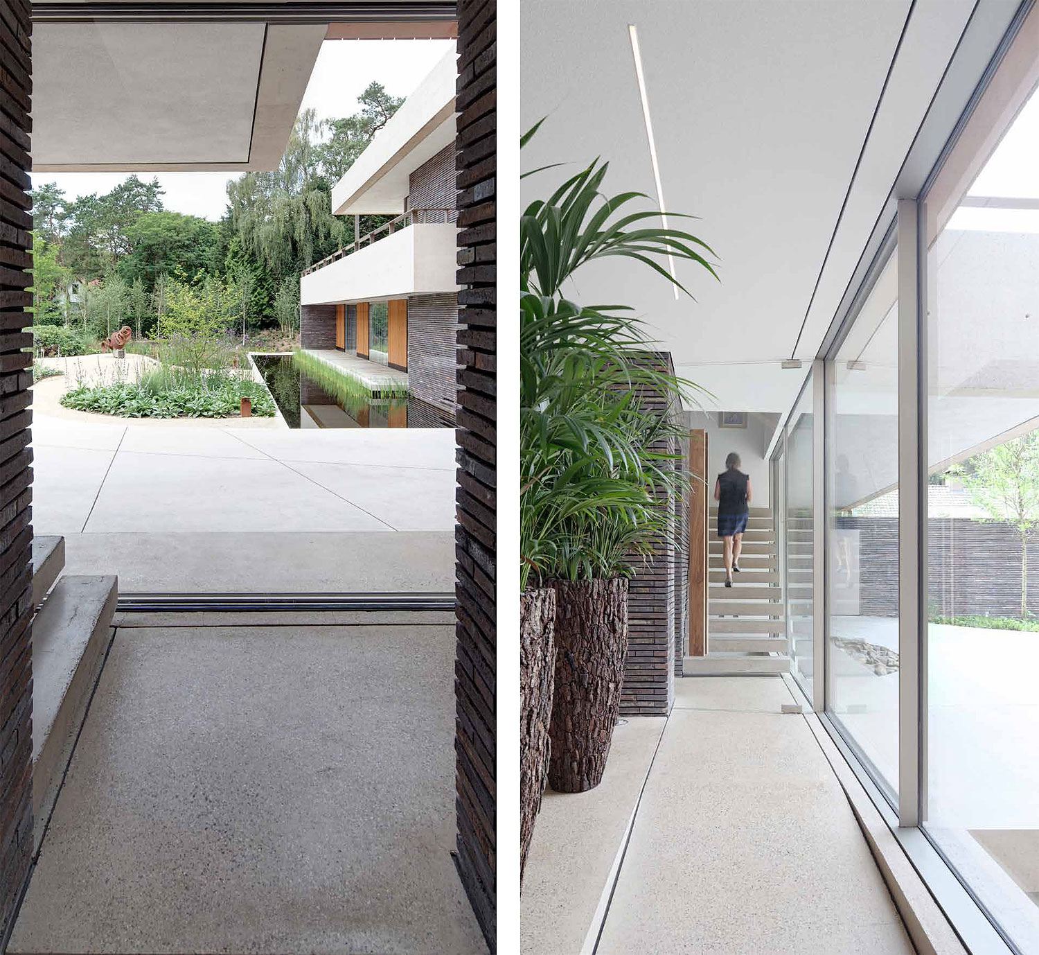 A Unique and Stylish Modern Home in the Pine Forest in Utrecht, The Netherlands by HILBERINKBOSCH Architects (8)