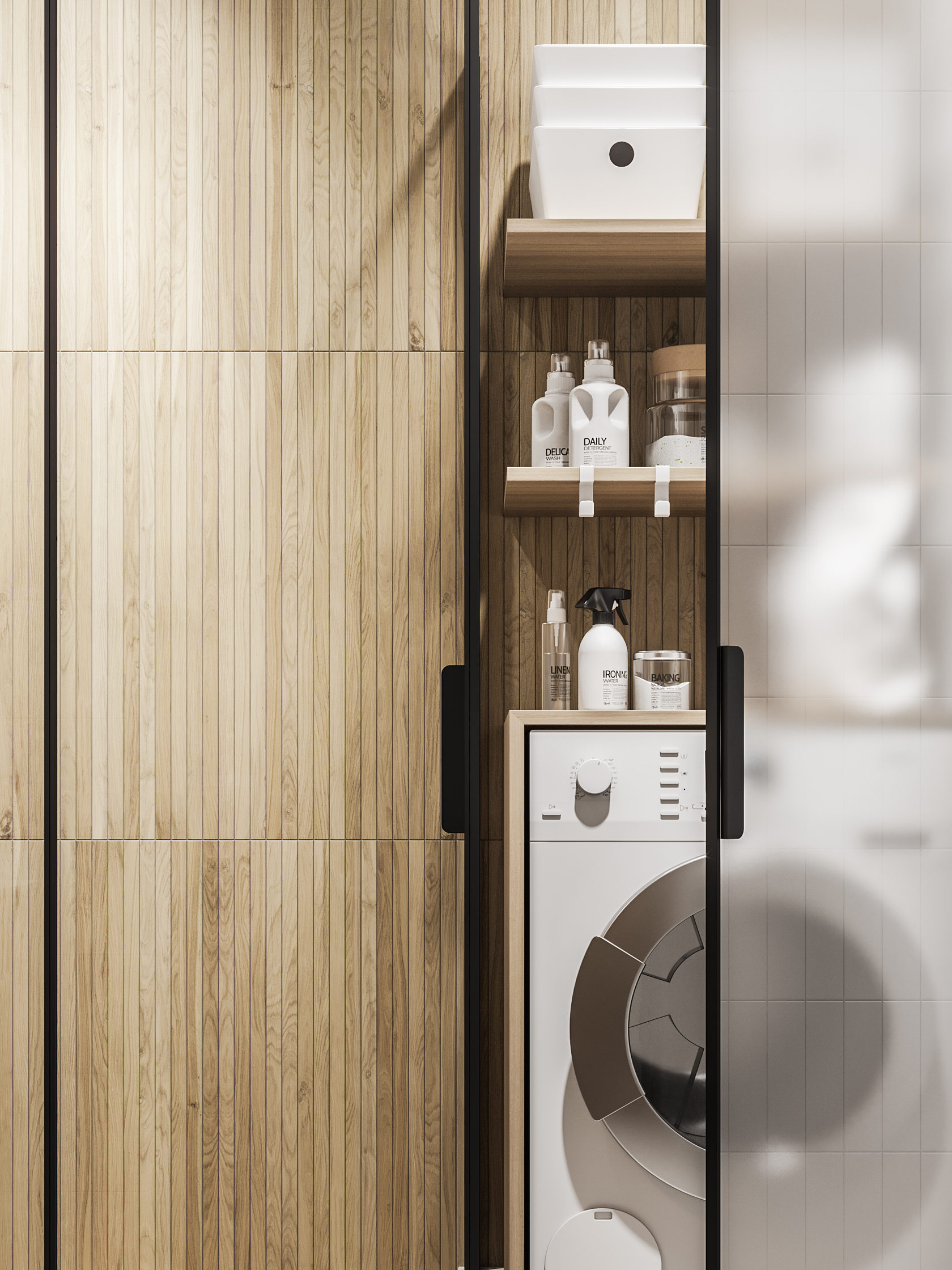 A Warm and Bright Apartment for a Young Man in Moscow City by Bureau Slovo (23)