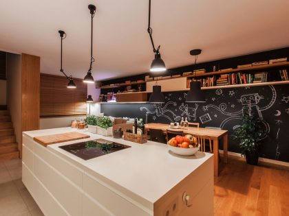 A Warm and Cozy Modern Home for a Family with Small Children in Poznan by mode:lina architekci (8)