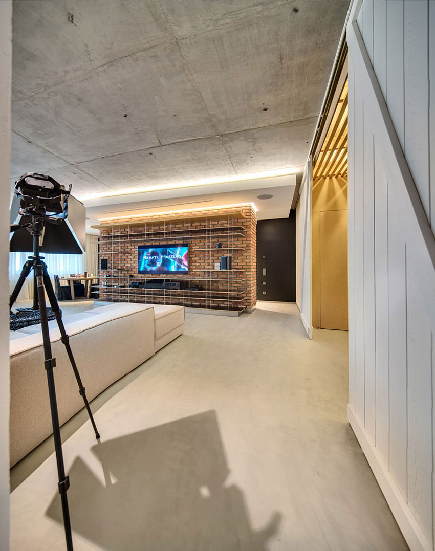 An Eclectic Contemporary Apartment with Rustic and Industrial Elements in Kiev, Ukraine by FORM Architectural Bureau (7)