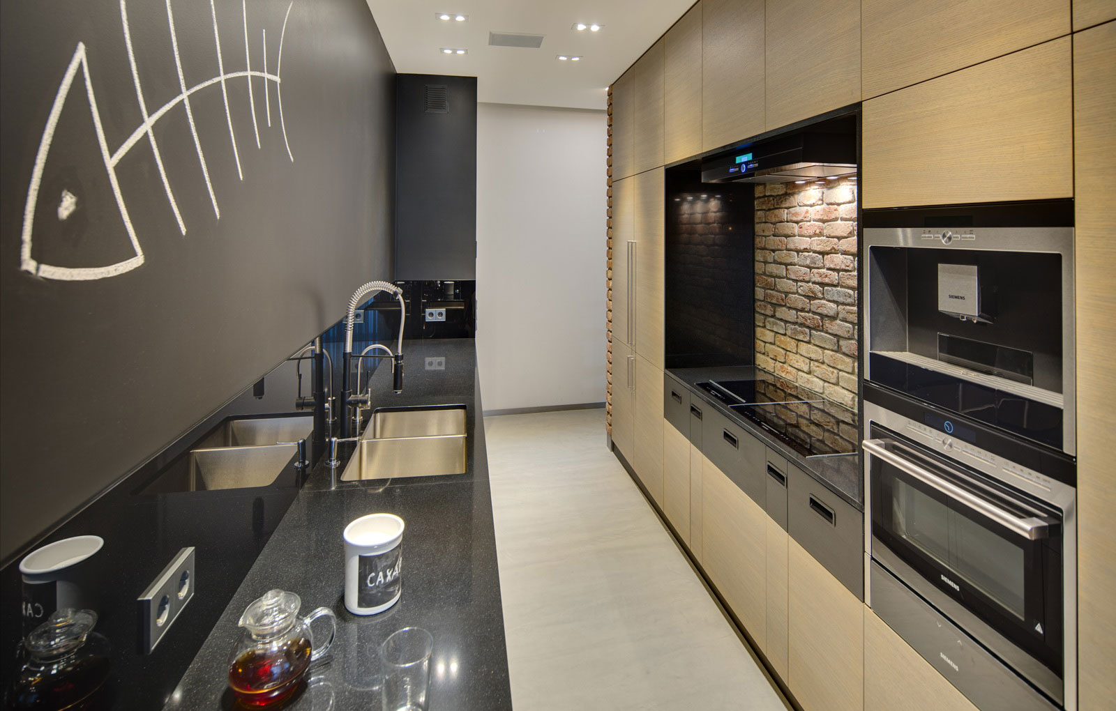 An Eclectic Contemporary Apartment with Rustic and Industrial Elements in Kiev, Ukraine by FORM Architectural Bureau (9)