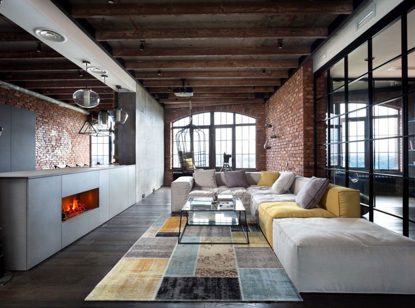 An Eclectic and Stylish Home with Industrial Elements in Kiev by MARTINarchitects (1)