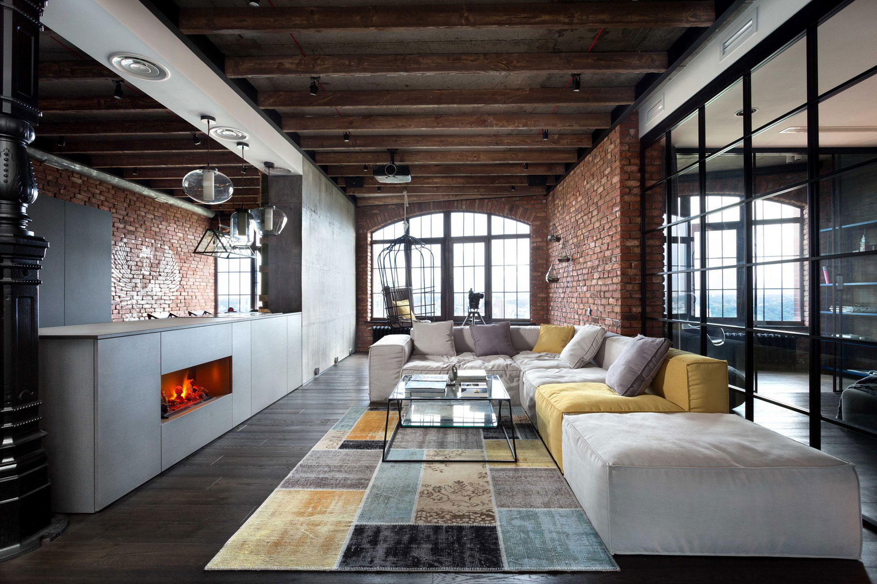 An Eclectic and Stylish Home with Industrial Elements in Kiev by MARTINarchitects (1)
