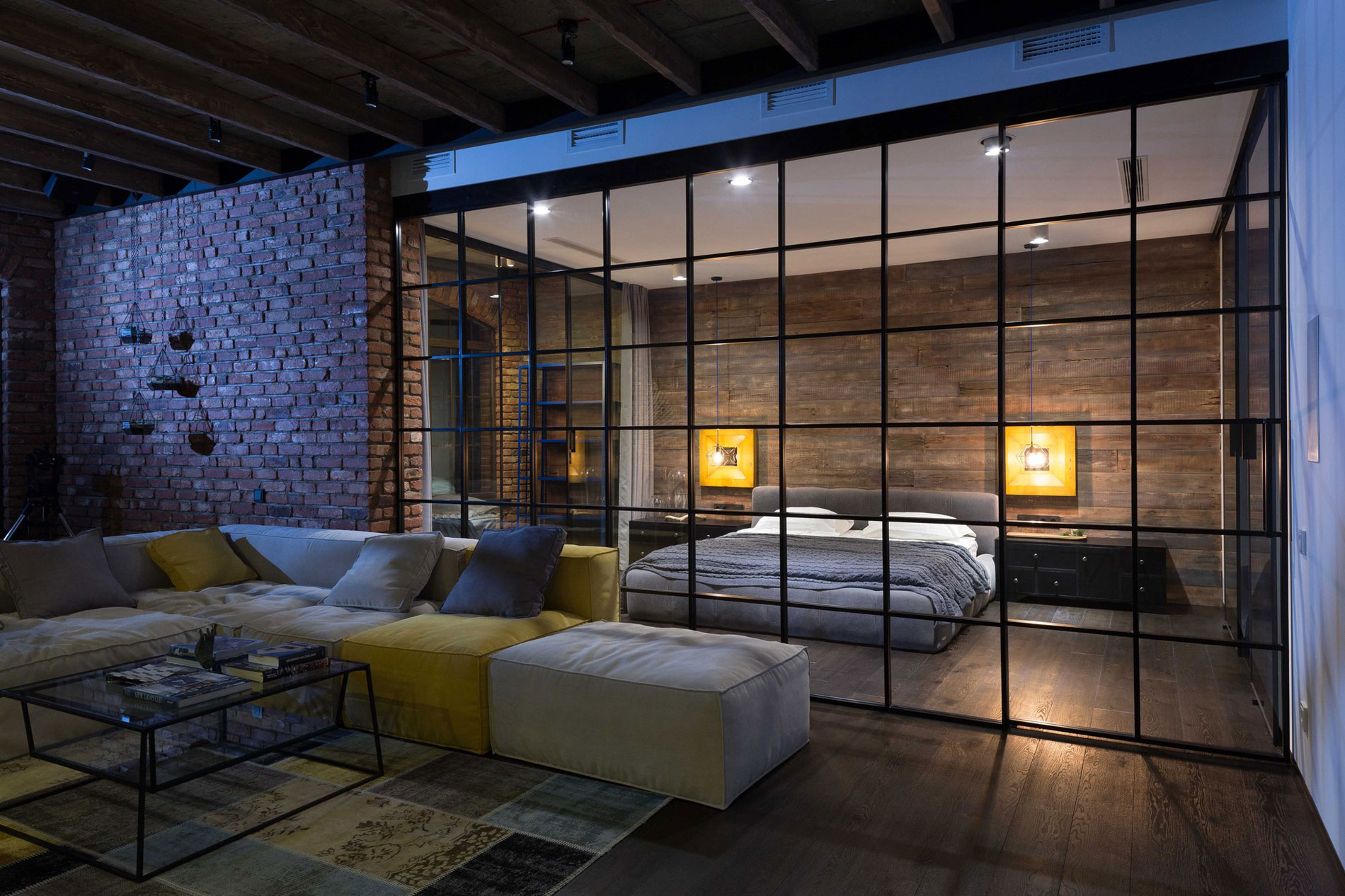An Eclectic and Stylish Home with Industrial Elements in Kiev by MARTINarchitects (14)