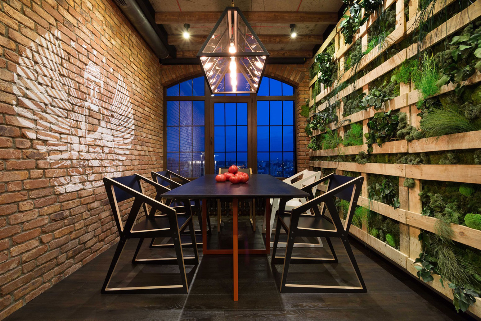 An Eclectic and Stylish Home with Industrial Elements in Kiev by MARTINarchitects (20)