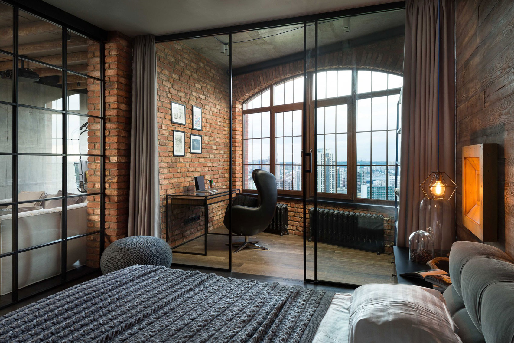 An Eclectic and Stylish Home with Industrial Elements in Kiev by MARTINarchitects (5)