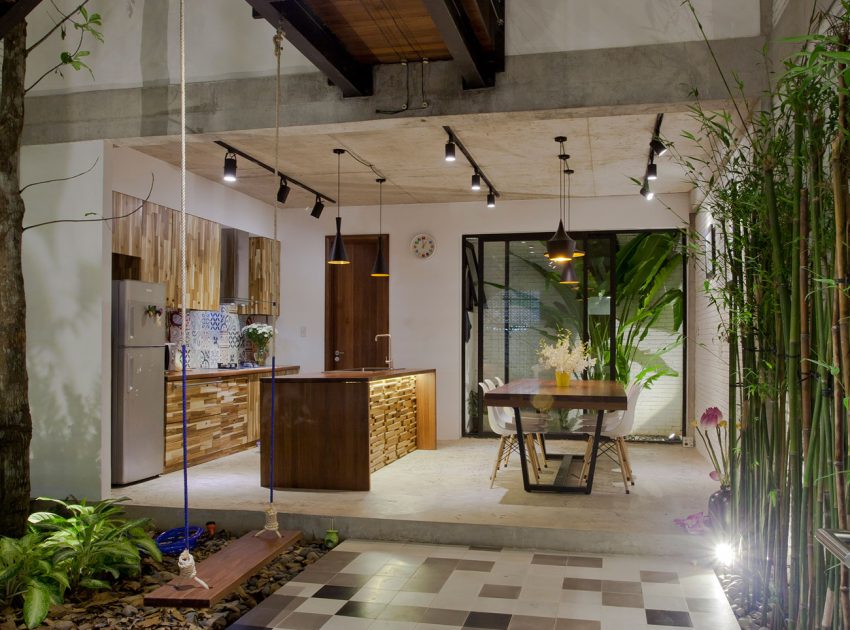 An Eco-Friendly and Comfortable Home with Contemporary Interiors in Ho Chi Minh City by I.House Architecture and Construction (18)