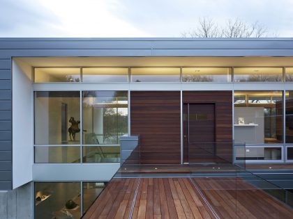 An Elegant Aluminium-Clad Home with Cantilevered Terrace in Wayne by Studio Dwell Architects (11)