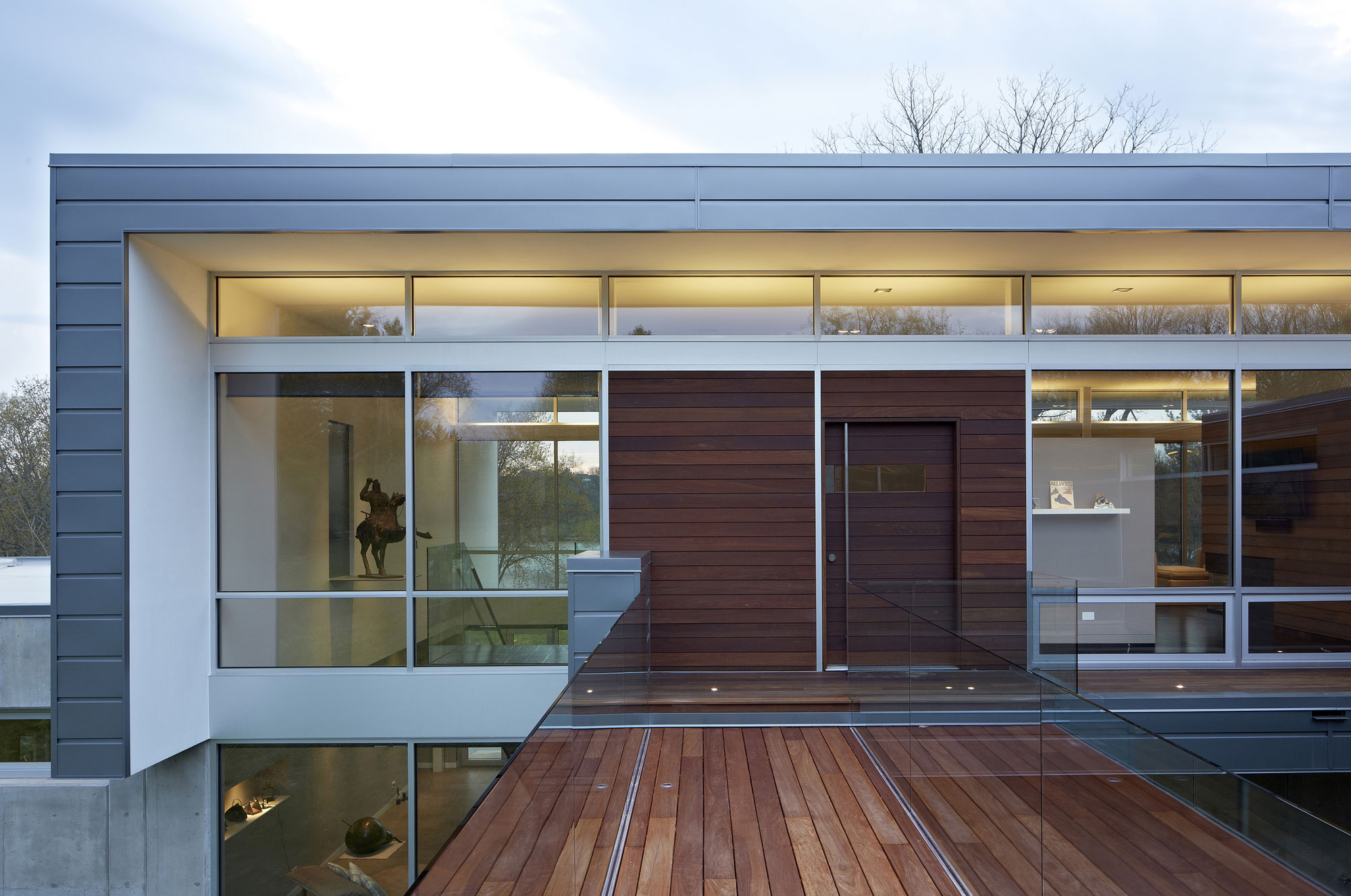 An Elegant Aluminium-Clad Home with Cantilevered Terrace in Wayne by Studio Dwell Architects (11)