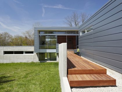 An Elegant Aluminium-Clad Home with Cantilevered Terrace in Wayne by Studio Dwell Architects (3)