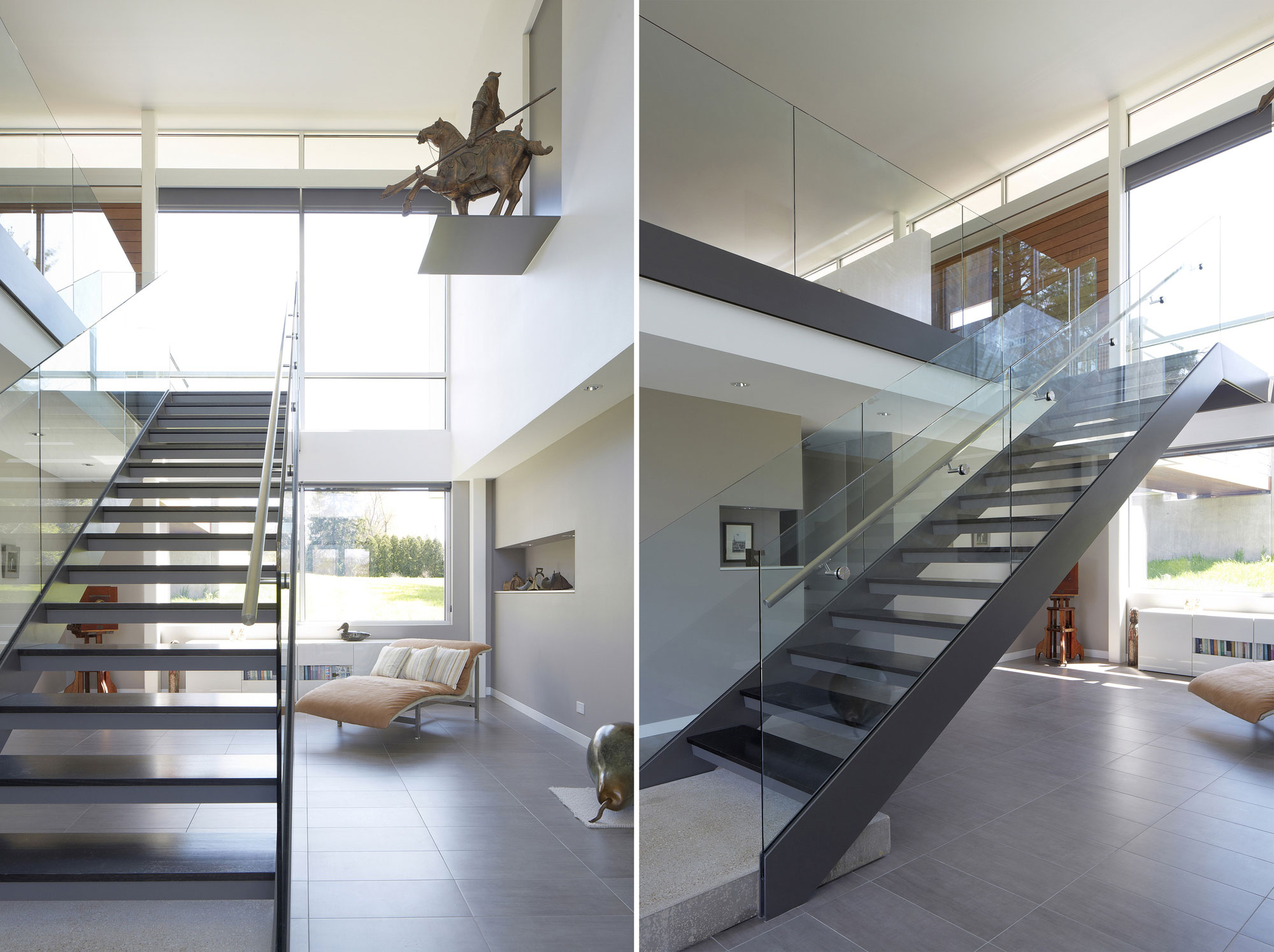 An Elegant Aluminium-Clad Home with Cantilevered Terrace in Wayne by Studio Dwell Architects (8)