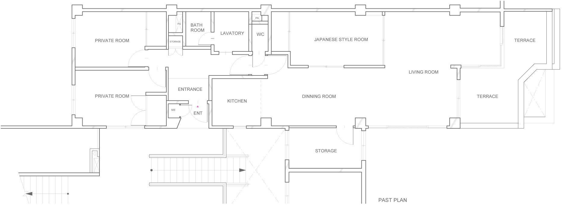 An Elegant Concrete Apartment for a Fashion Lover in Jiyugaoka, Japan by Airhouse Design Office (14)