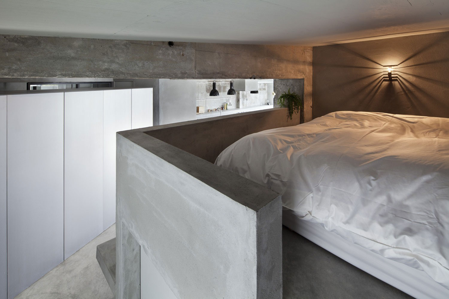 An Elegant Concrete Apartment for a Fashion Lover in Jiyugaoka, Japan by Airhouse Design Office (9)