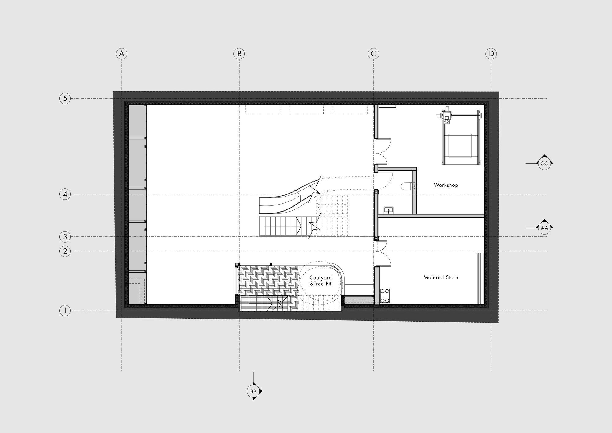 An Elegant Contemporary Home Made of Sculptural Weathering Steel in Kew, England by Piercy&Company (13)