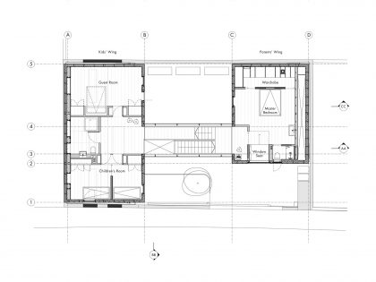 An Elegant Contemporary Home Made of Sculptural Weathering Steel in Kew, England by Piercy&Company (15)