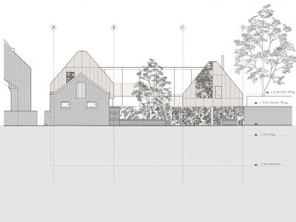 An Elegant Contemporary Home Made of Sculptural Weathering Steel in Kew, England by Piercy&Company (16)