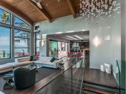 An Elegant Contemporary Home with Beautiful Terrace and Garden on Vancouver Island by Keith Baker Design (10)