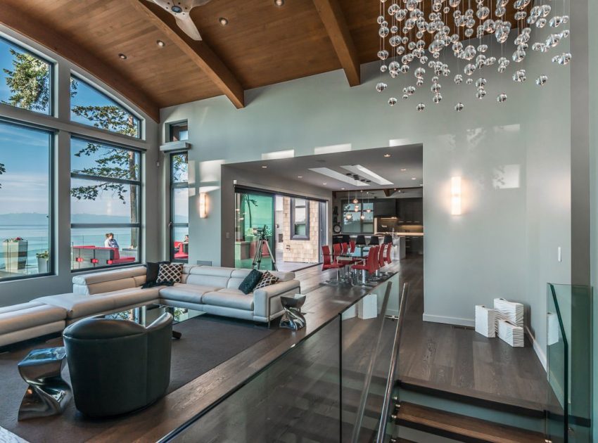 An Elegant Contemporary Home with Beautiful Terrace and Garden on Vancouver Island by Keith Baker Design (10)