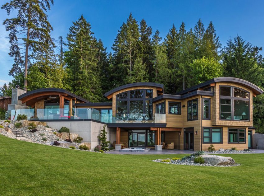 An Elegant Contemporary Home with Beautiful Terrace and Garden on Vancouver Island by Keith Baker Design (2)