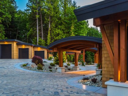 An Elegant Contemporary Home with Beautiful Terrace and Garden on Vancouver Island by Keith Baker Design (5)