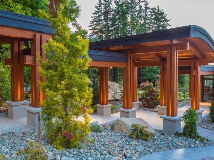 An Elegant Contemporary Home with Beautiful Terrace and Garden on Vancouver Island by Keith Baker Design (8)