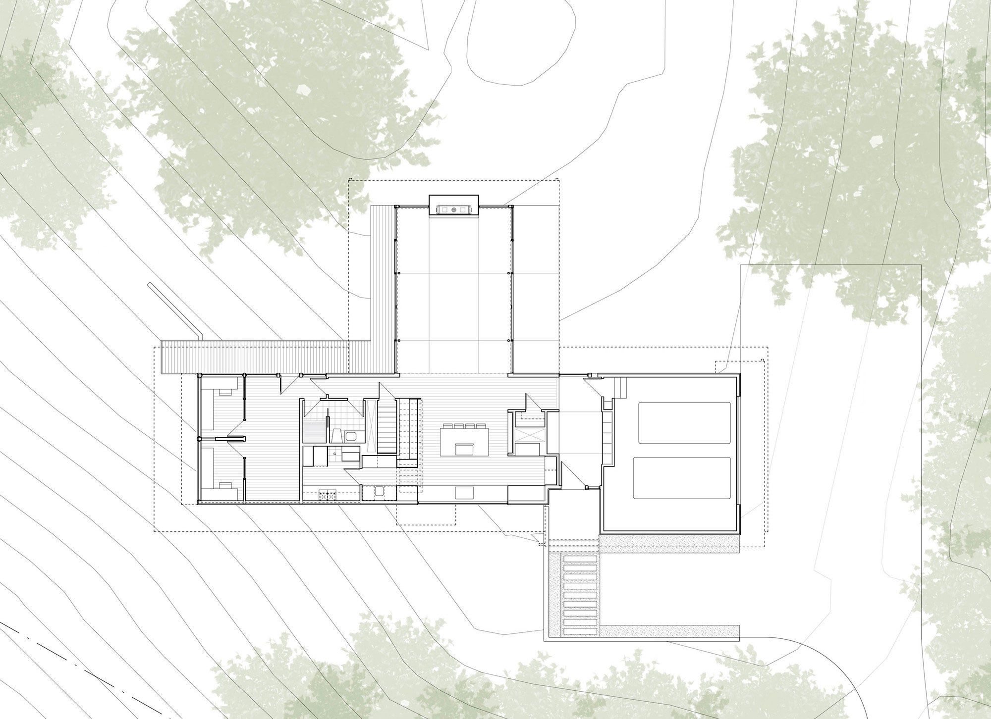 An Elegant Contemporary Home with Minimalist Interiors in Raleigh by In Situ Studio (15)