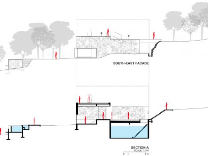 An Elegant Contemporary Home with Pivoting Glass Walls in Tepoztlán, Mexico by EDAA – Estrategias para el Desarrollo de Arquitectura (19)