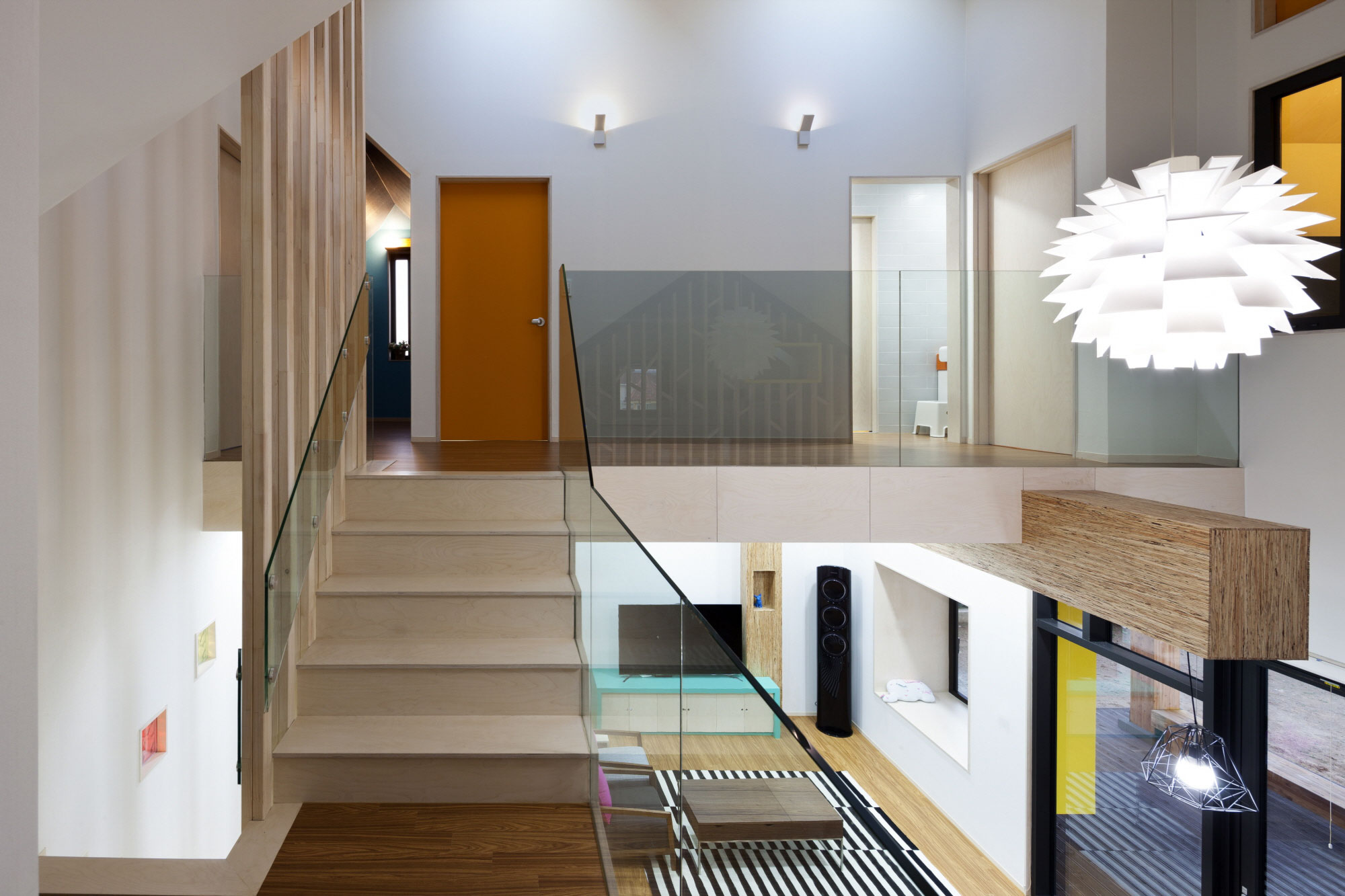 An Elegant Contemporary Home with Playful Interiors in Jeollabuk-do, South Korea by KDDH architects (13)