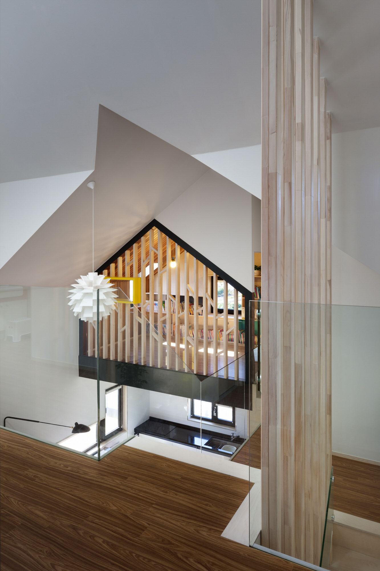 An Elegant Contemporary Home with Playful Interiors in Jeollabuk-do, South Korea by KDDH architects (15)