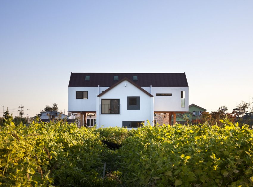 An Elegant Contemporary Home with Playful Interiors in Jeollabuk-do, South Korea by KDDH architects (2)