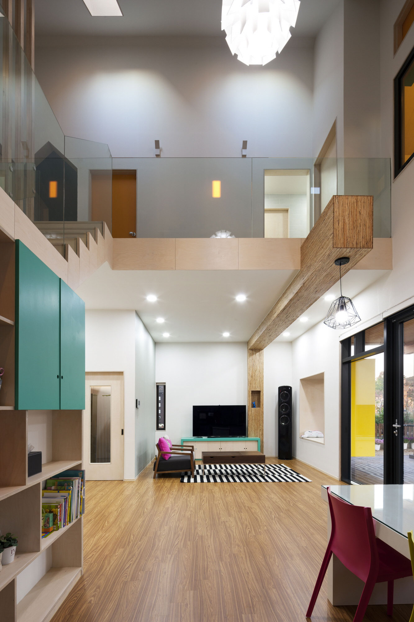 An Elegant Contemporary Home with Playful Interiors in Jeollabuk-do, South Korea by KDDH architects (8)