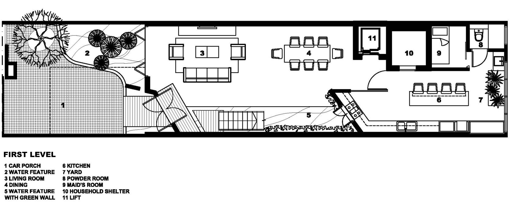 An Elegant Contemporary Home with Unique and Unconventional Layouts in Singapore by Envelope Architects (11)