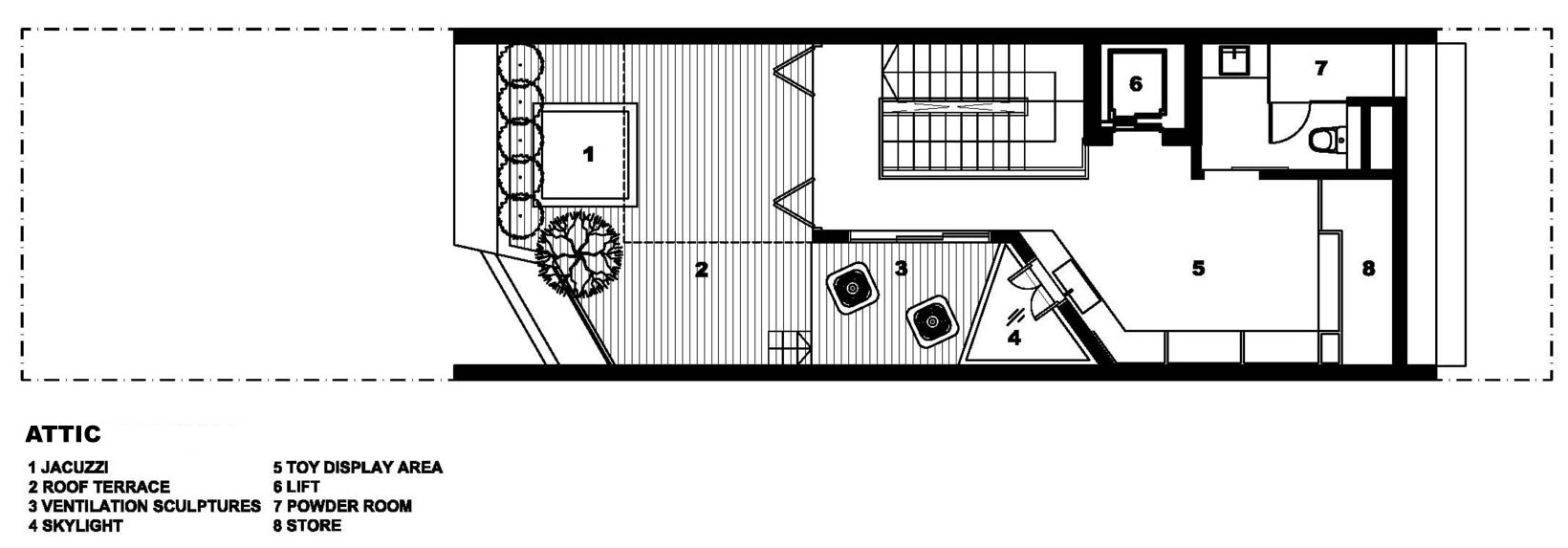 An Elegant Contemporary Home with Unique and Unconventional Layouts in Singapore by Envelope Architects (14)