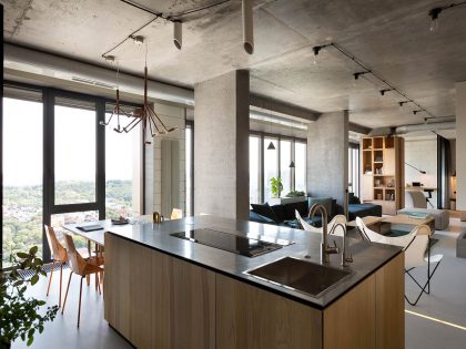 An Elegant Contemporary Penthouse with Exquisite Interiors in Kiev by Olga Akulova Design (17)