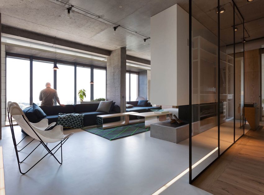 An Elegant Contemporary Penthouse with Exquisite Interiors in Kiev by Olga Akulova Design (3)