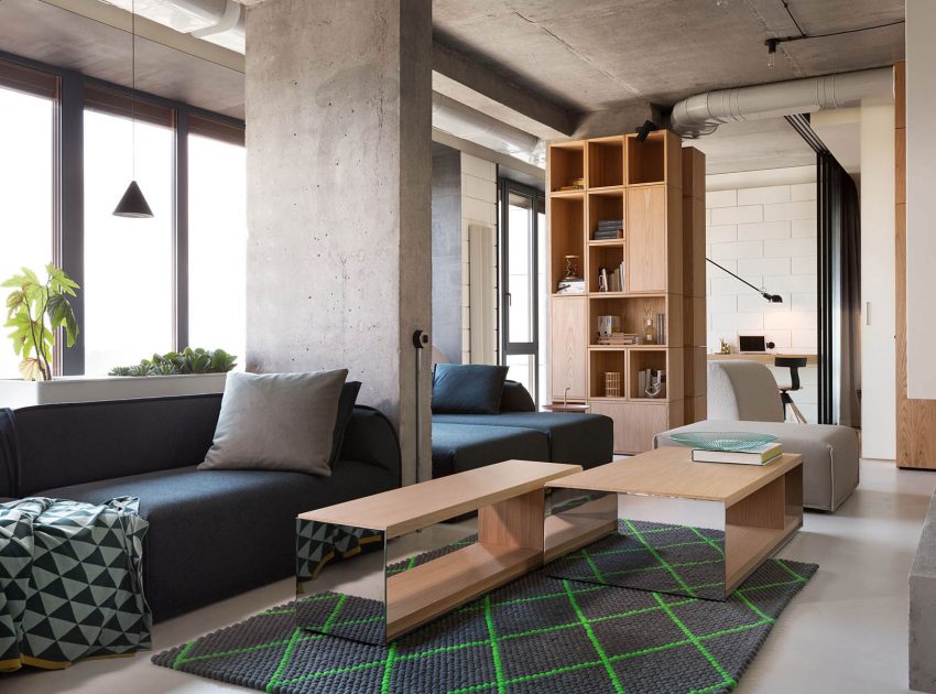 An Elegant Contemporary Penthouse with Exquisite Interiors in Kiev by Olga Akulova Design (4)