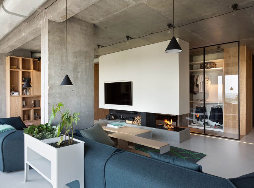 An Elegant Contemporary Penthouse with Exquisite Interiors in Kiev by Olga Akulova Design (7)