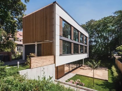 An Elegant Modern Detached House for a Young Family in Wilmersdorf by Peter Ruge Architekten (1)