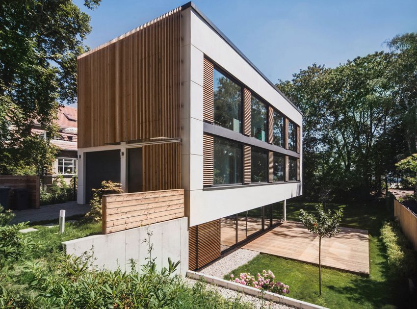 An Elegant Modern Detached House for a Young Family in Wilmersdorf by Peter Ruge Architekten (1)