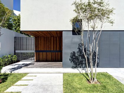 An Elegant Home with Design Focused on Concrete, Wood and Stone Elements in Zapopan, Mexico by Elías Rizo Arquitectos (2)