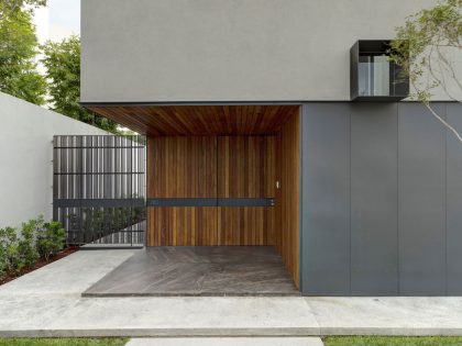 An Elegant Home with Design Focused on Concrete, Wood and Stone Elements in Zapopan, Mexico by Elías Rizo Arquitectos (3)