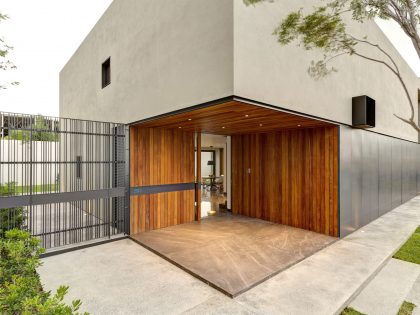 An Elegant Home with Design Focused on Concrete, Wood and Stone Elements in Zapopan, Mexico by Elías Rizo Arquitectos (5)