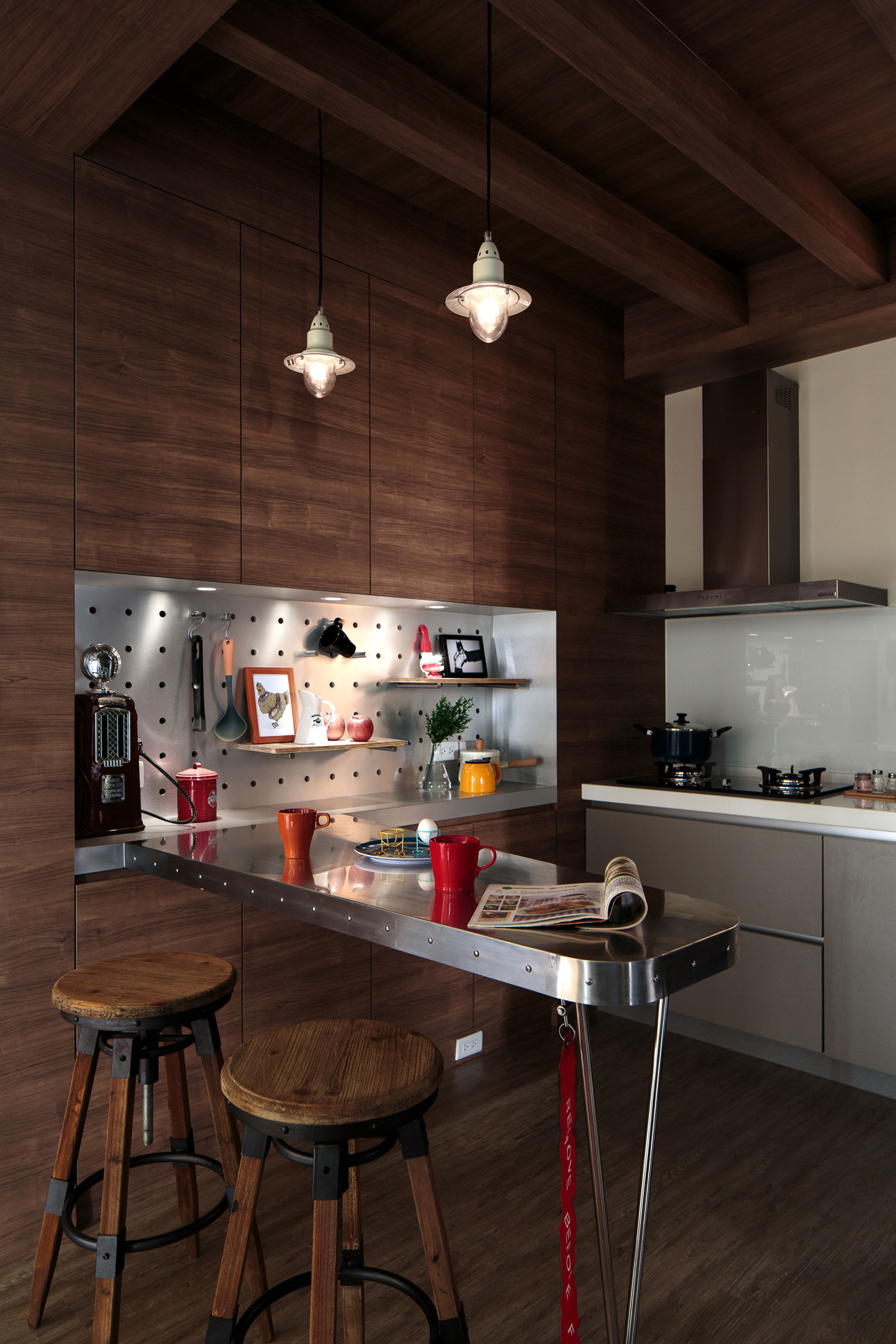 An Elegant Marvel Heroes Themed House with Comfortable and Industrial Style in Tainan City, Taiwan by House Design Studio (14)