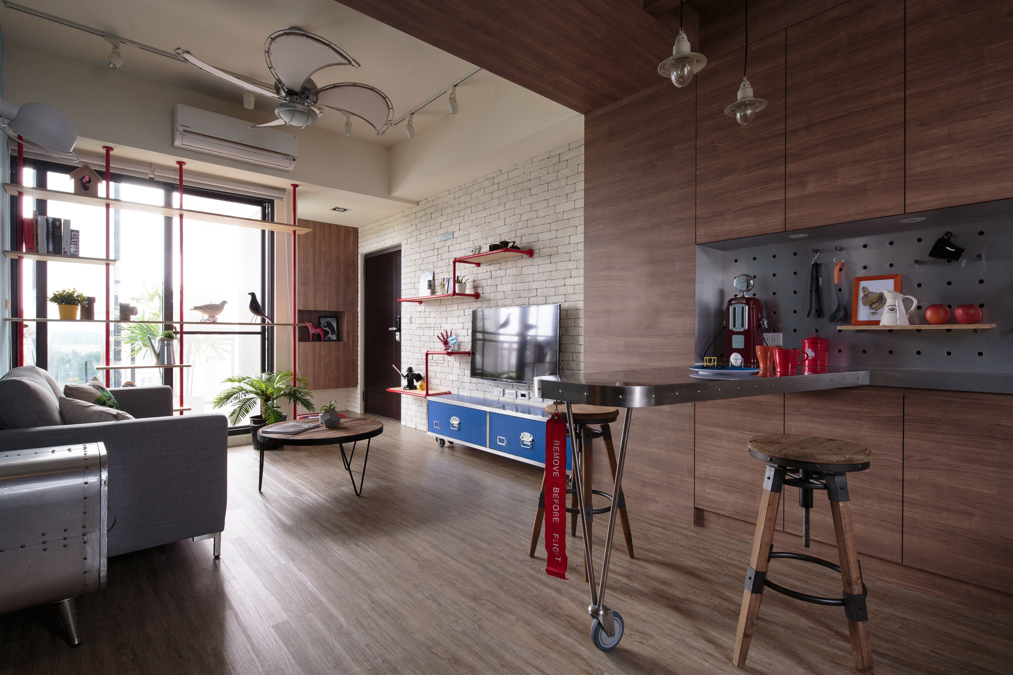 An Elegant Marvel Heroes Themed House with Comfortable and Industrial Style in Tainan City, Taiwan by House Design Studio (16)