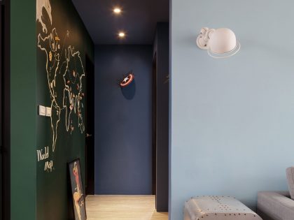 An Elegant Marvel Heroes Themed House with Comfortable and Industrial Style in Tainan City, Taiwan by House Design Studio (18)