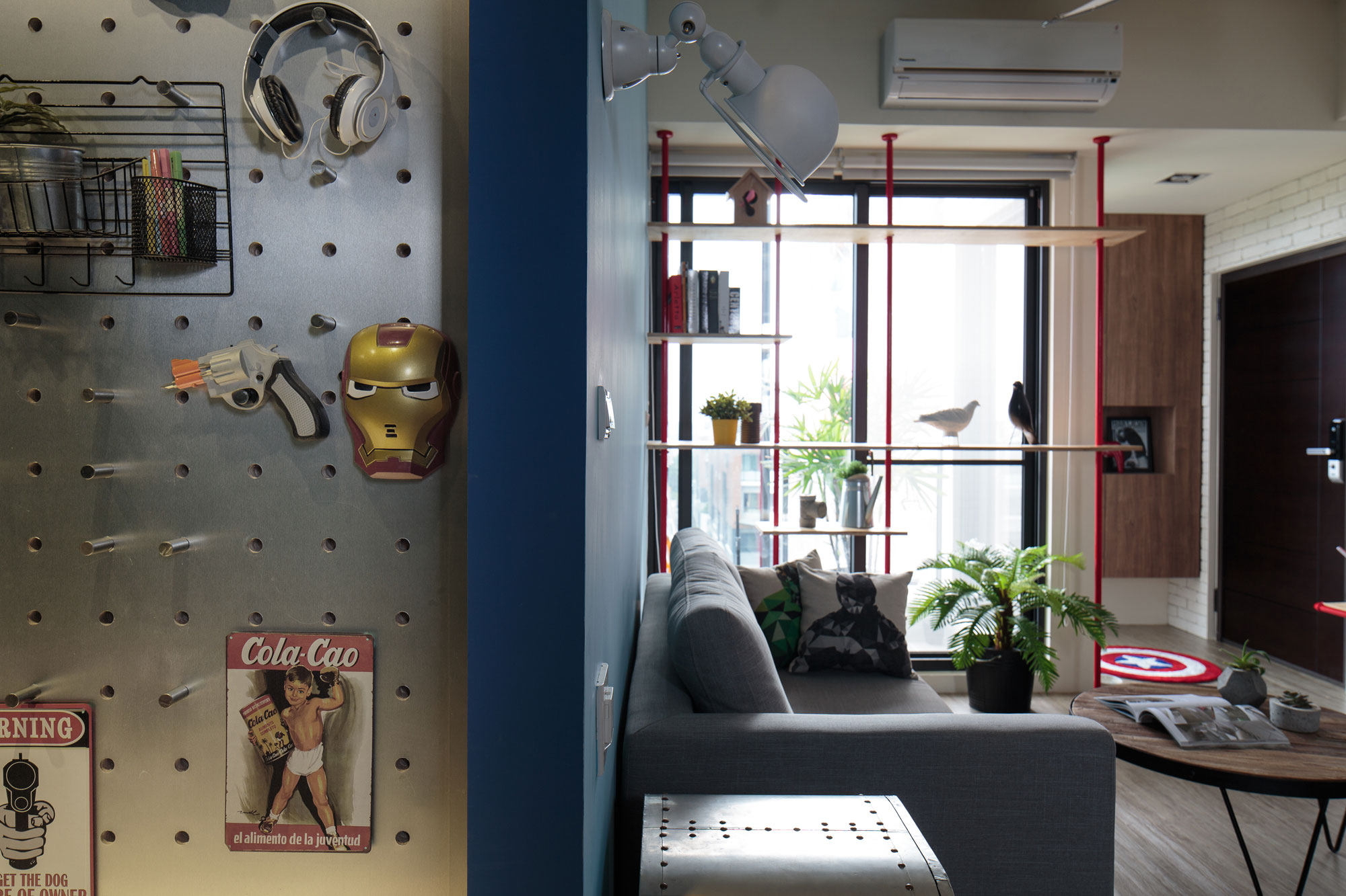 An Elegant Marvel Heroes Themed House with Comfortable and Industrial Style in Tainan City, Taiwan by House Design Studio (19)